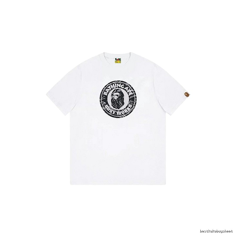 Bape classic retro style white T-shirt