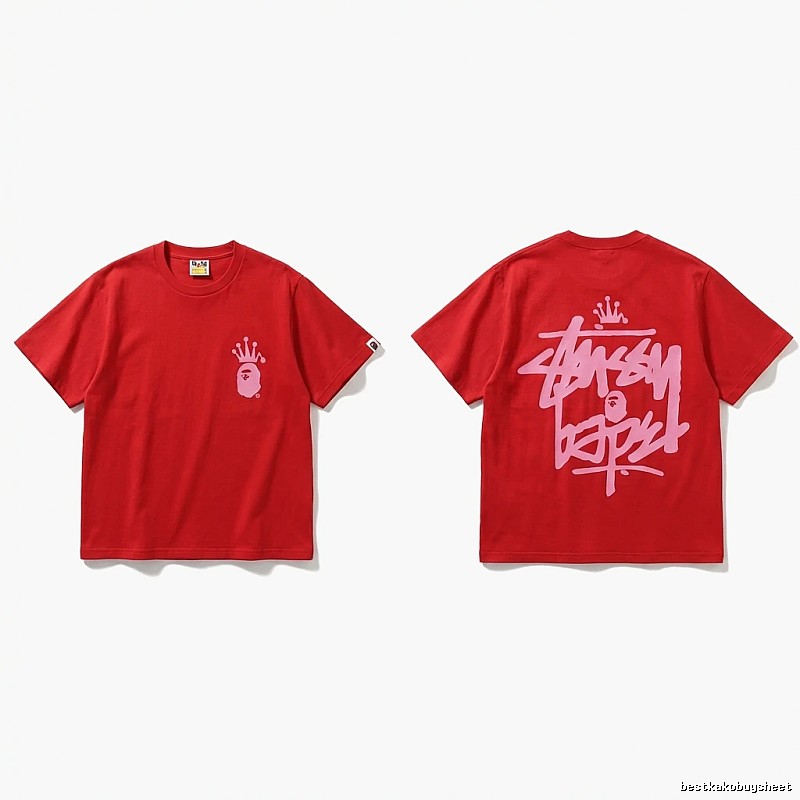 Bape Crown Graffiti Style T-shirt