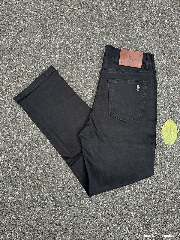 Black RalphLauren Slim Logo Pants - Everyday Edit
