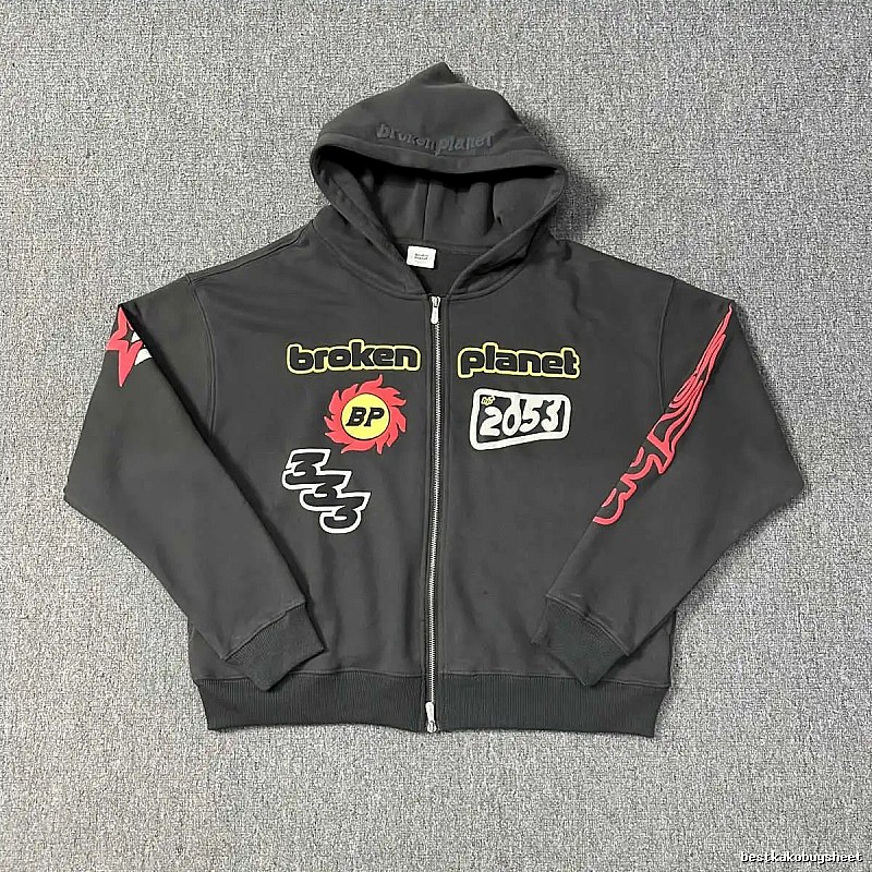 Broken Hearts Style H225 Skull Graphic Hoodie Travel Pack