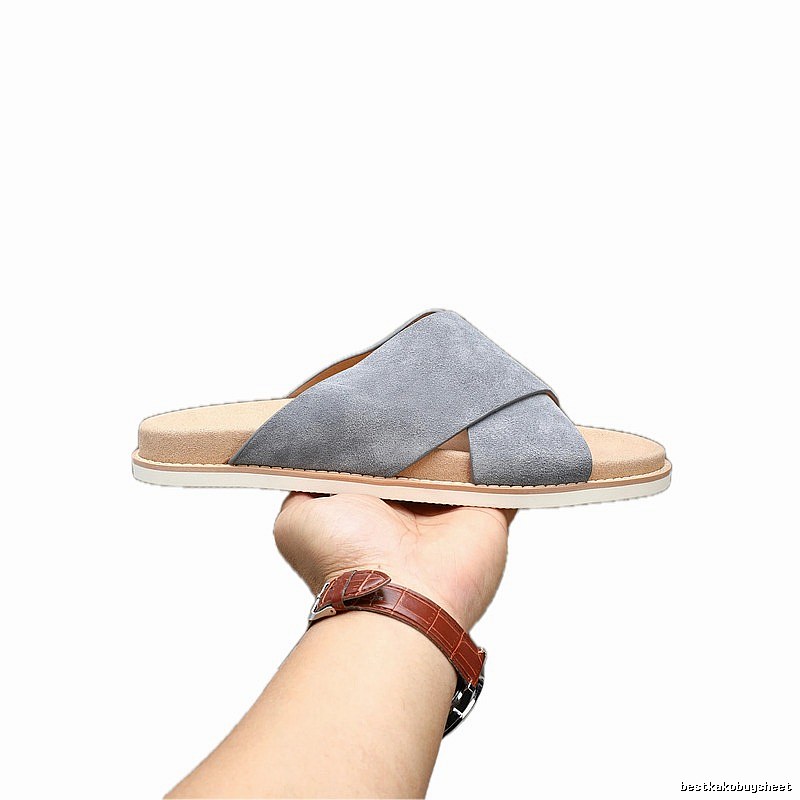 Brunello Cucinelli Casual-style Gray Slides