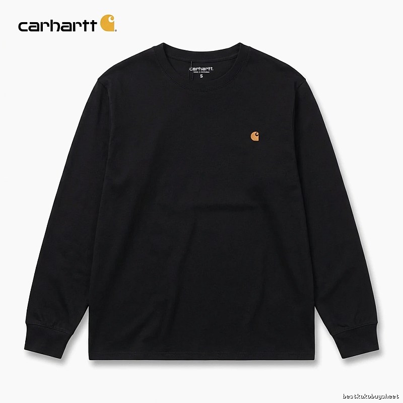 Carhartt basic black long-sleeve shirt