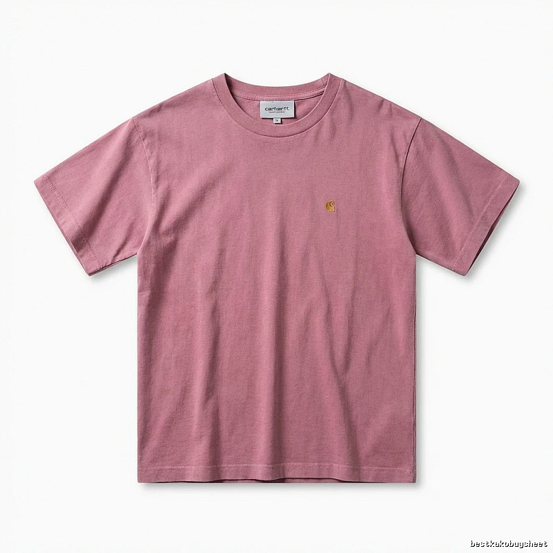 Carhartt basic simple style pink T-shirt