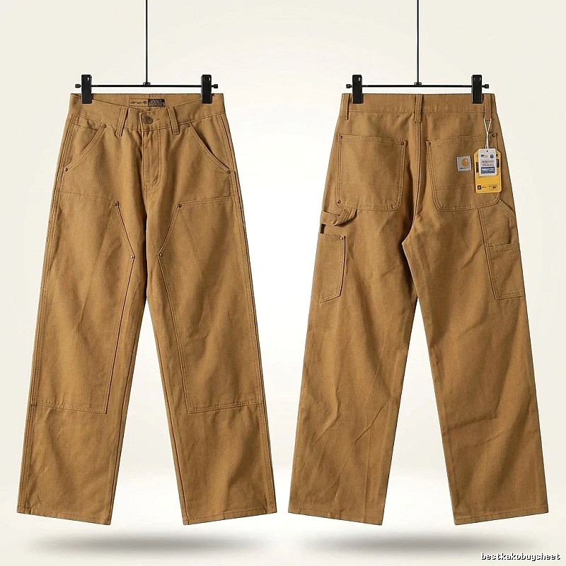 Carhartt retro-style khaki work pants