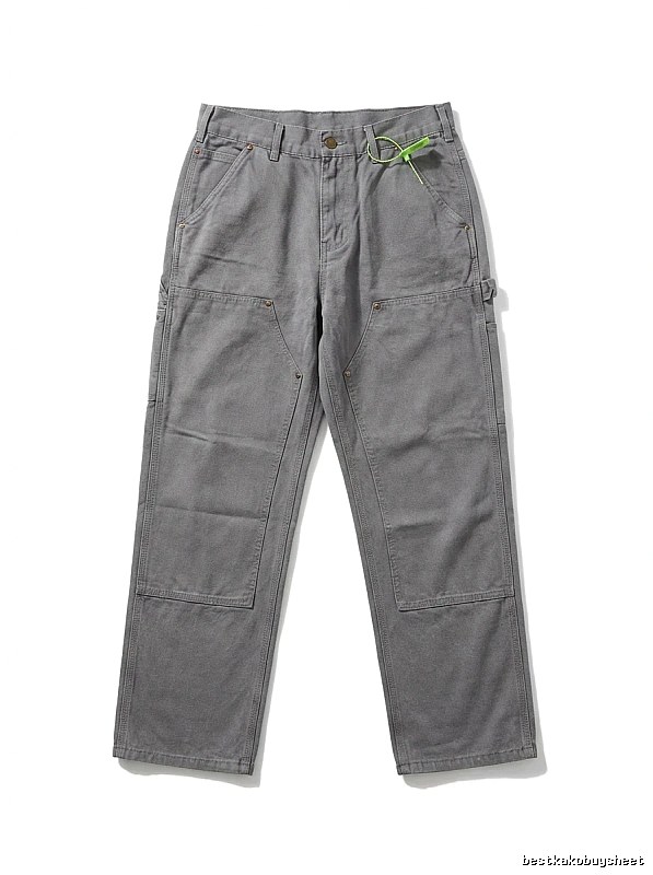 Carhartt workwear style cement gray long pants