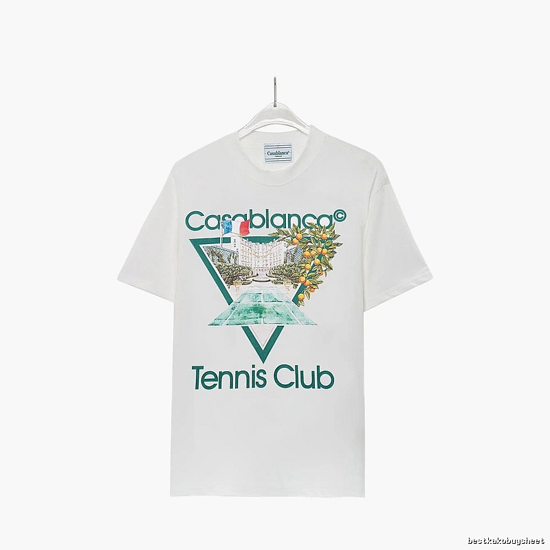 Casablanca Tennis Club White T-shirt