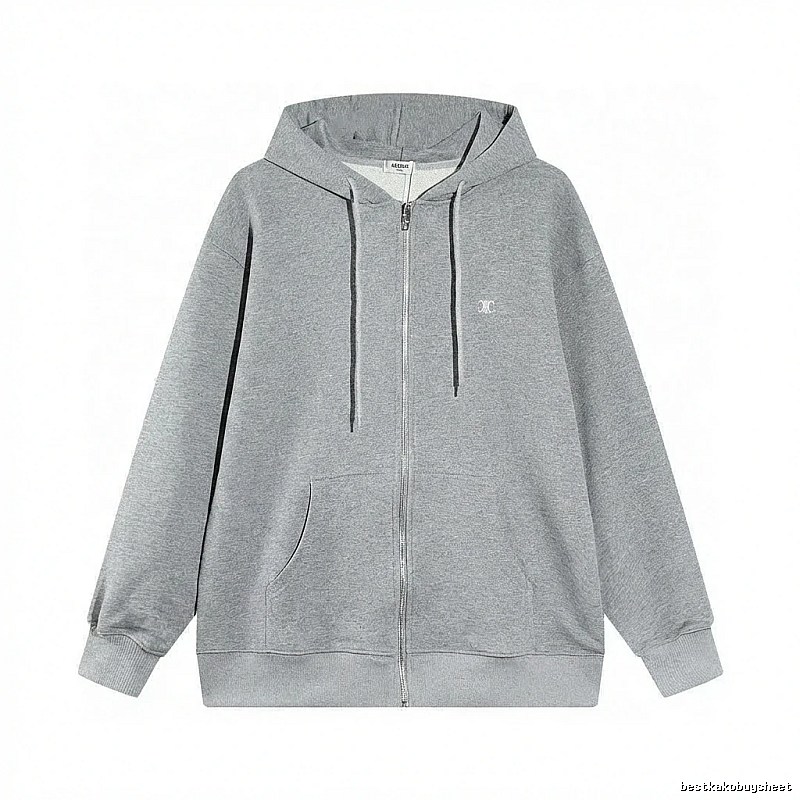 CELINE grey casual style hoodie
