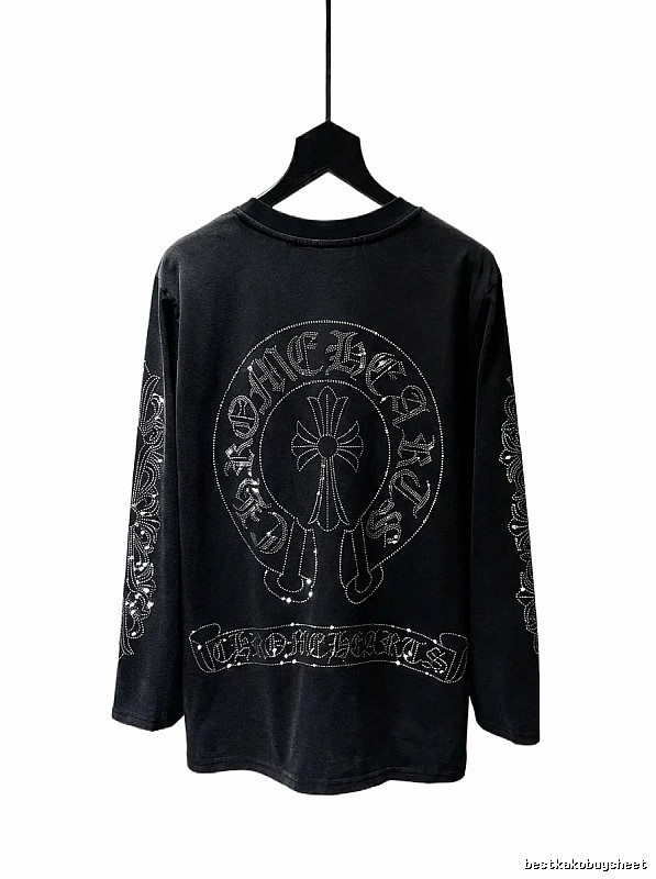 Chrome Hearts Cross Dark Style Black T-shirt