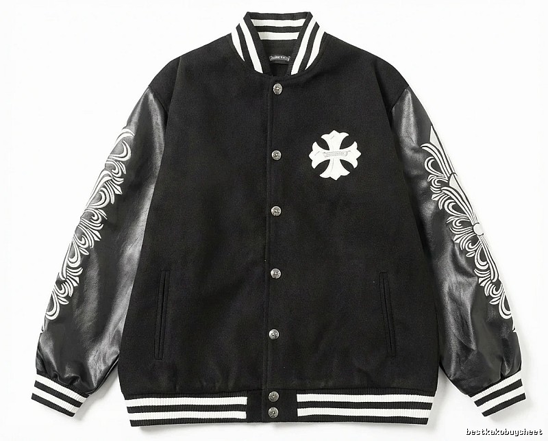 Chrome Hearts Cross Grain Trendy Cool Black Jacket