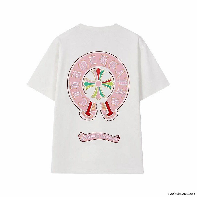 Chrome Hearts Cross Print Street Style Off-white T-Shirt
