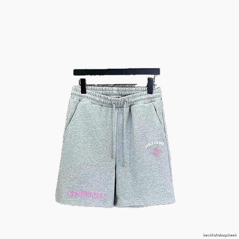 Chrome Hearts Embroidered Casual Style Grey Shorts