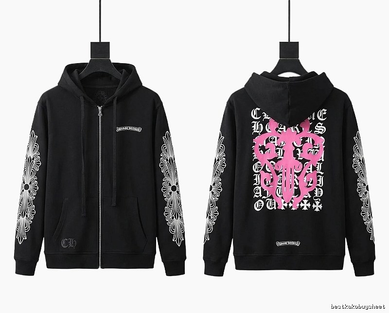 Chrome Hearts printed dark style hoodie