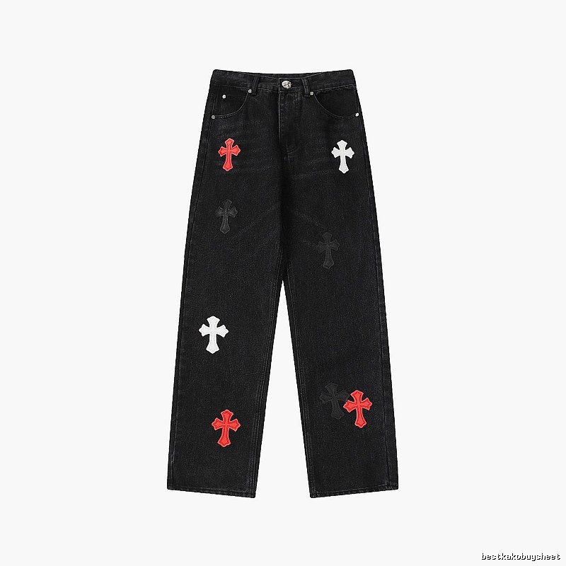 Chrome Hearts Urban Graphic jeans Light Denim Jeans with Casual Appeal