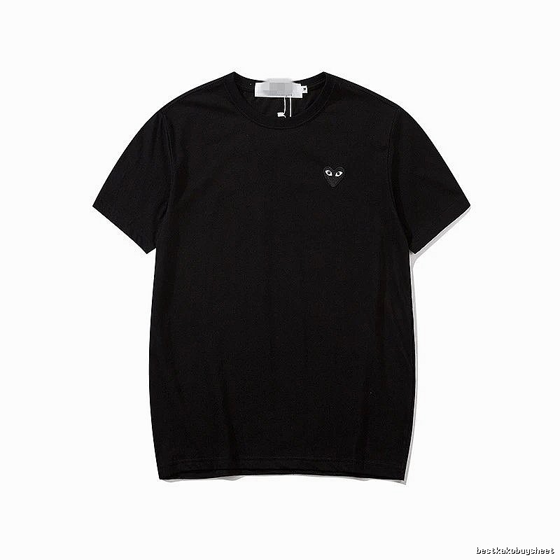 Comme des Garcons PLAY 2021-95 Black Style 2195 Heart Logo T-Shirt Everyday Rotation