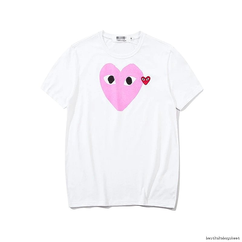 Comme des Garcons PLAY 2023-03 Style 2303 Heart Logo T-Shirt Downtown Style