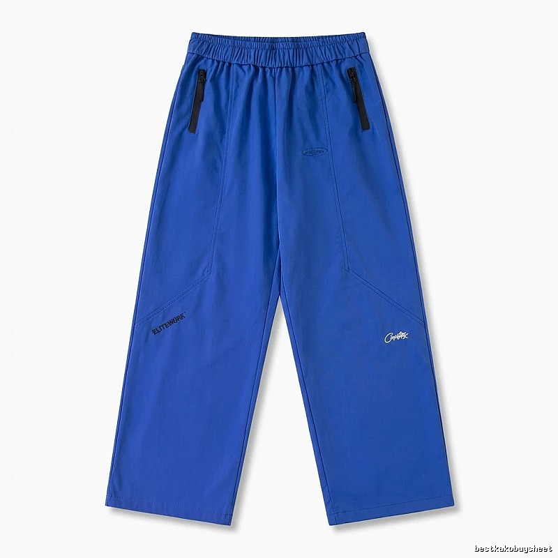 Corteiz casual style blue long trousers