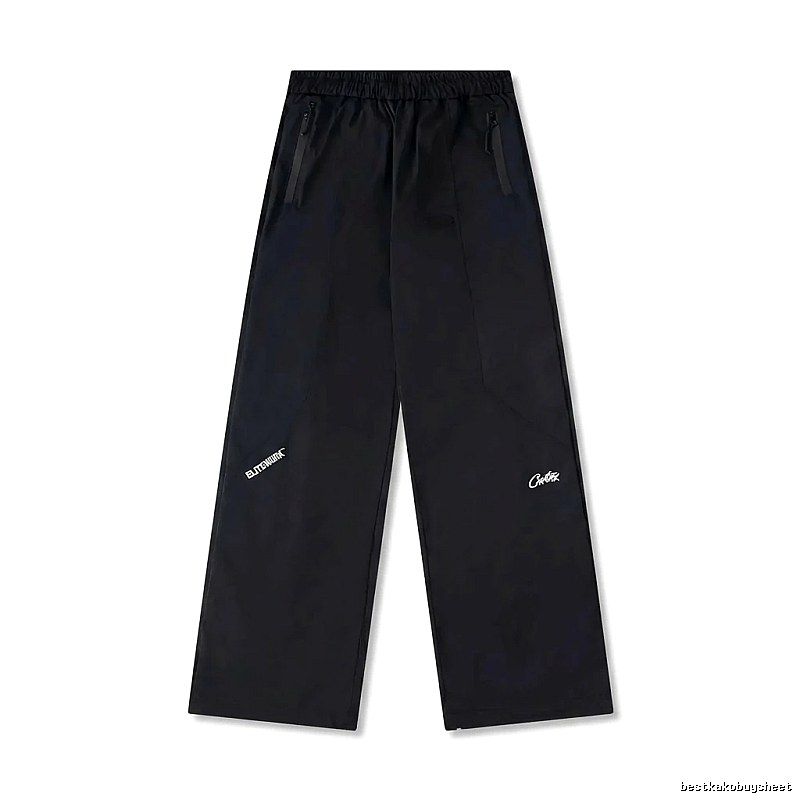 Corteiz Elite Series Trendy and Cool Style Black Long Pants