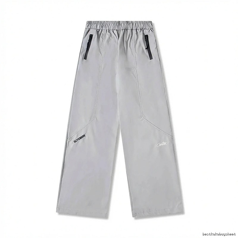 Corteiz Workwear Style Light Grey Trousers