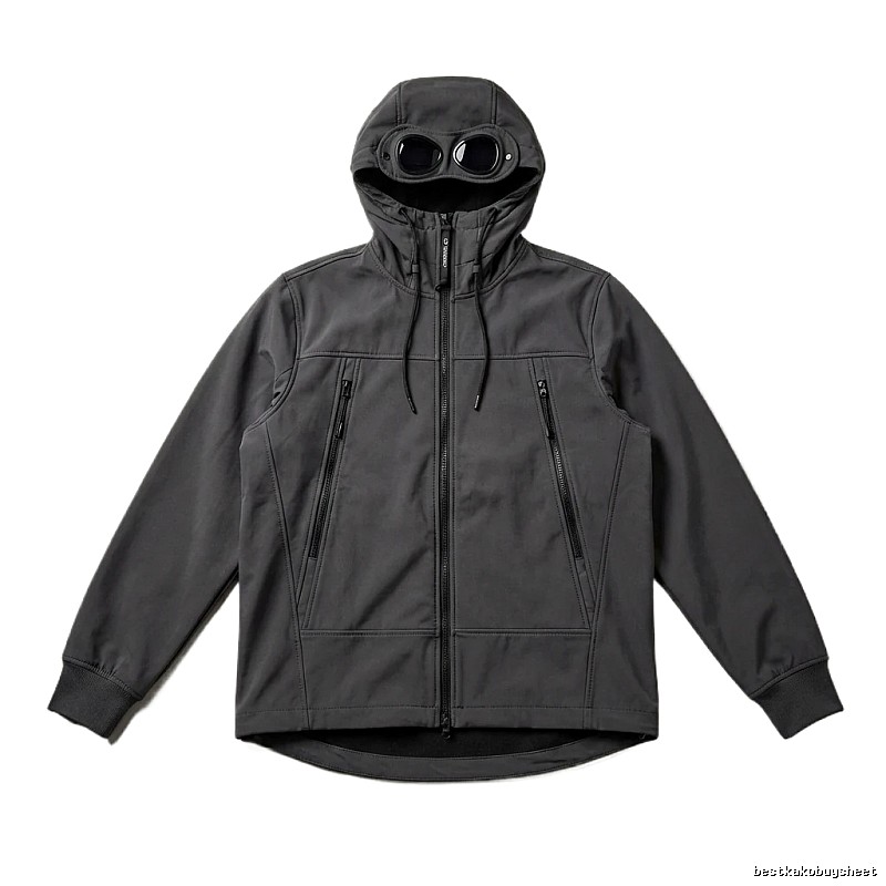 C.P. Hooded Functional Style Grey Coat