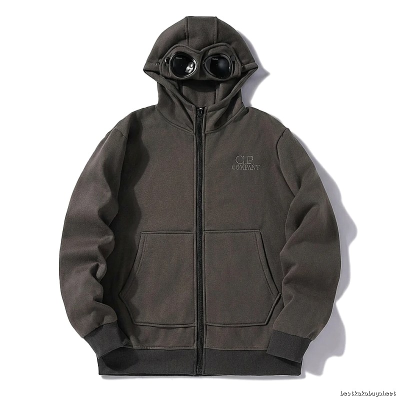C.P. workwear style dark gray hoodie