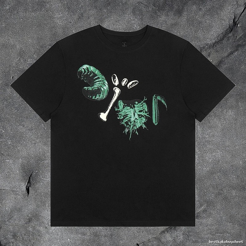Denim Tears 2031-62 Black Graphic T-Shirt Outdoor Days