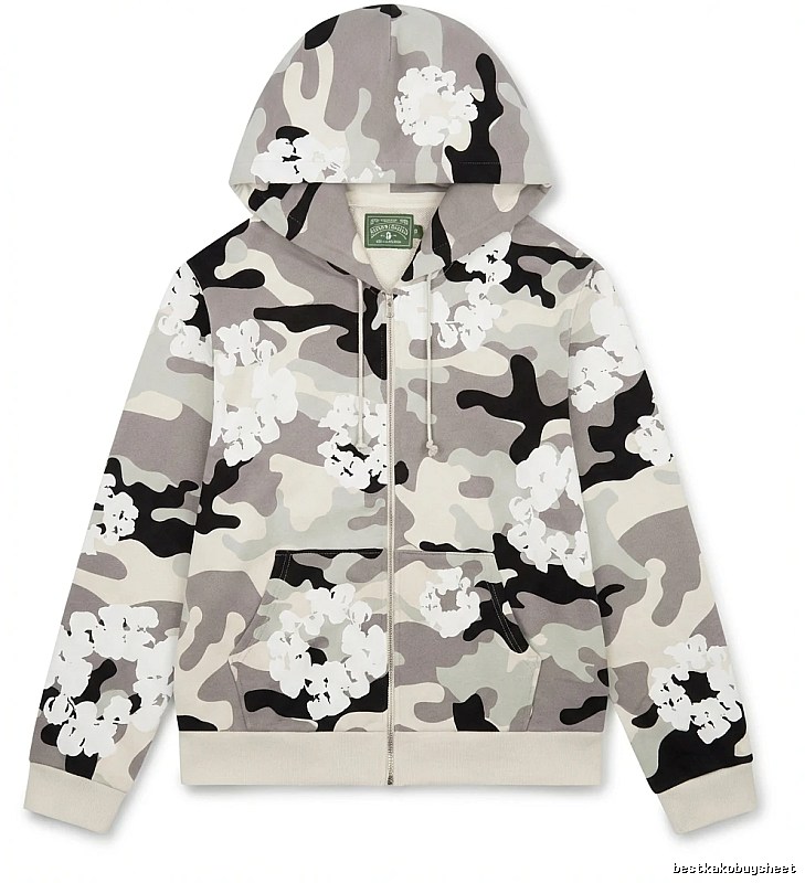 DENIM TEARS Camouflage Print Hoodie