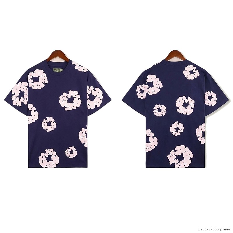 DENIM TEARS Printed Retro Style T-shirt