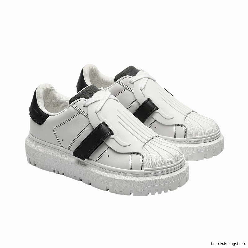 Dior black and white minimalist style board shoes