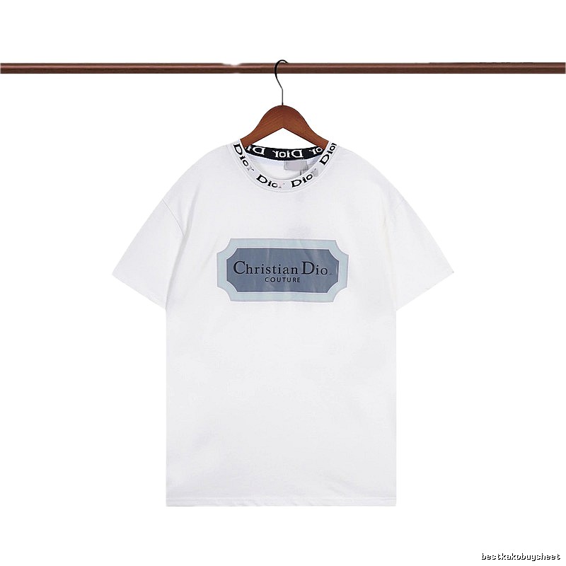 Dior Couture Minimalist Style White Short-sleeve T-shirt