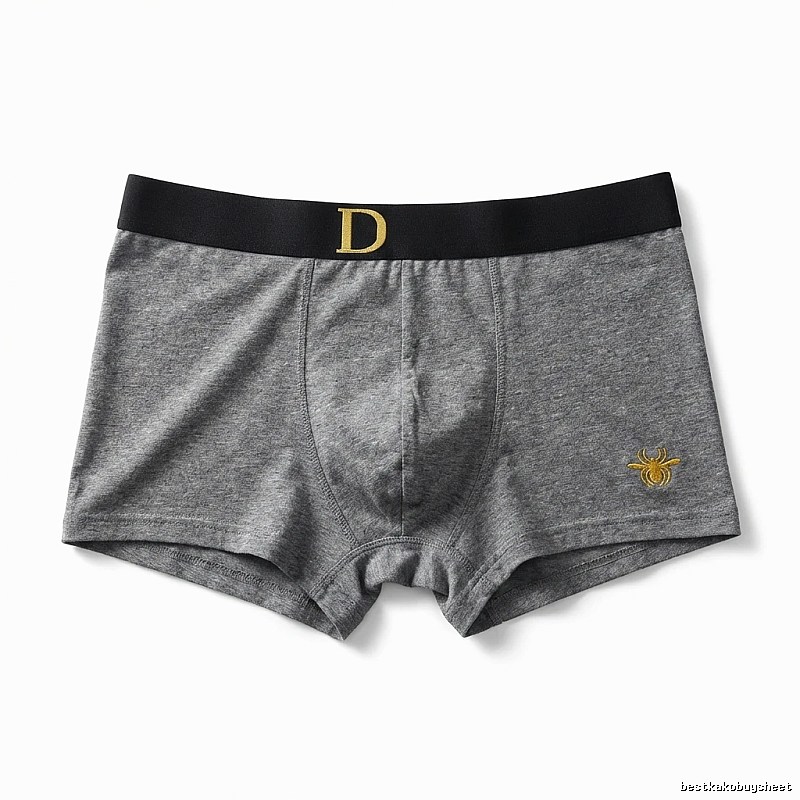 Dior minimalist style grey underwear