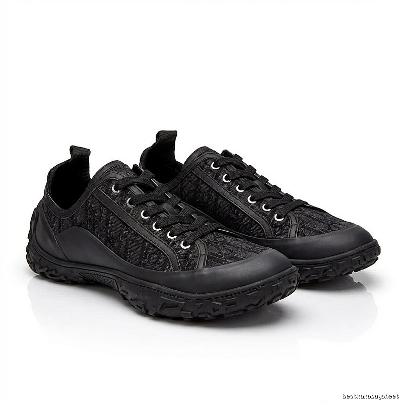 Dior retro-style black sneakers