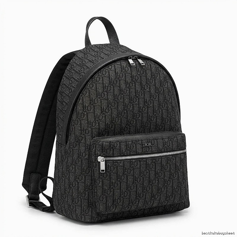 Dior's classic black backpack