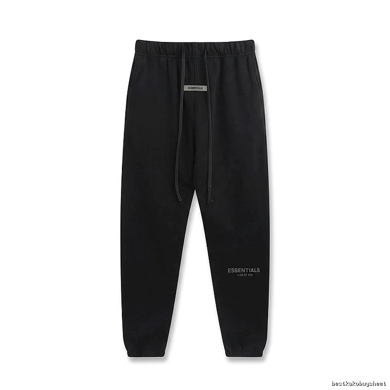 ESSENTIALS Basic Black Sweatpants