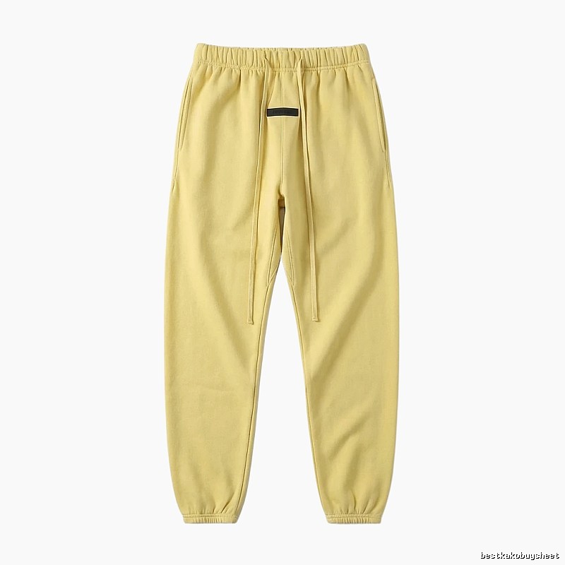 ESSENTIALS Basic Casual Yellow Sweatpants