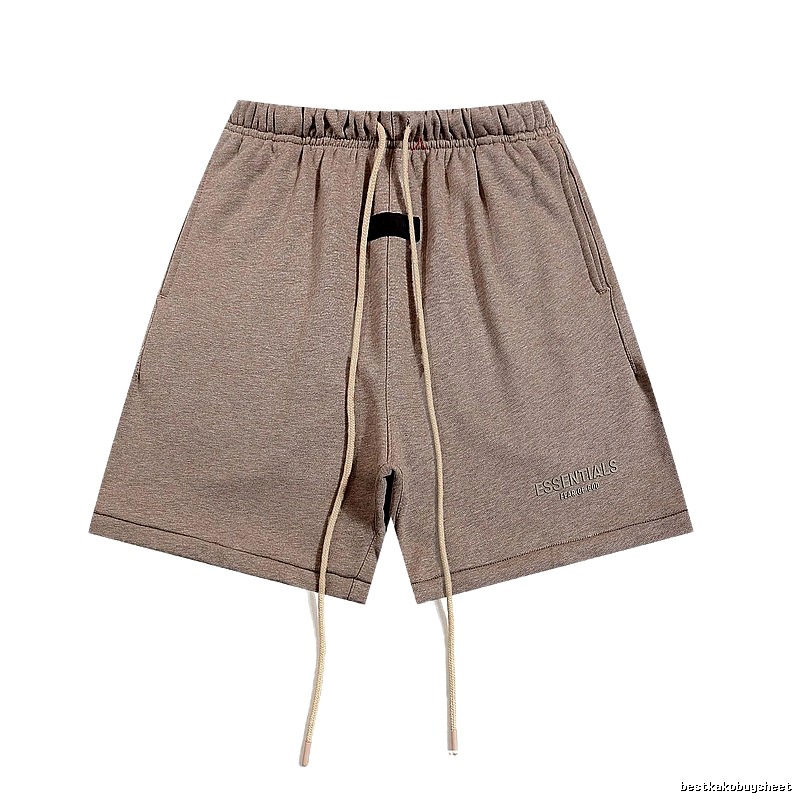 ESSENTIALS Basic Khaki Shorts