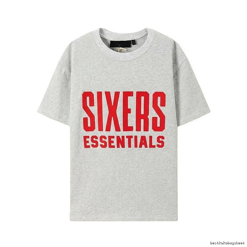 ESSENTIALS Grey Minimalist Style T-shirt