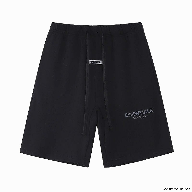 ESSENTIALS minimalist style black shorts