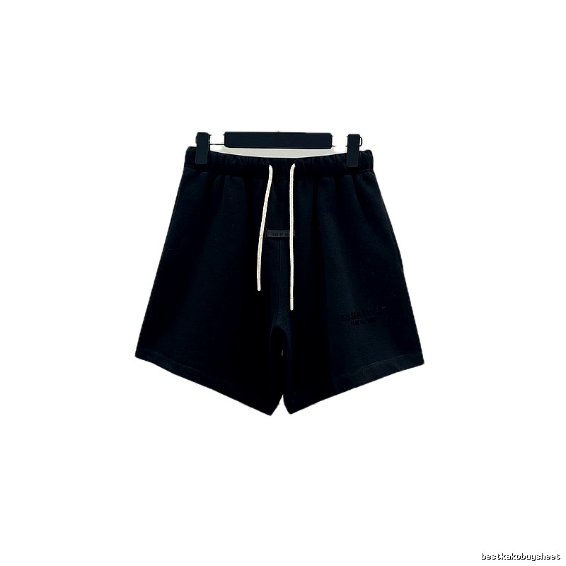 ESSENTIALS Minimalist Style Black Shorts