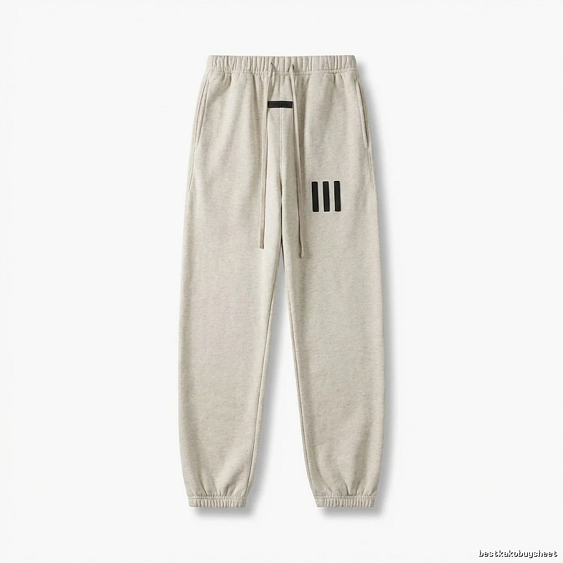 ESSENTIALS minimalist style light gray sweatpants
