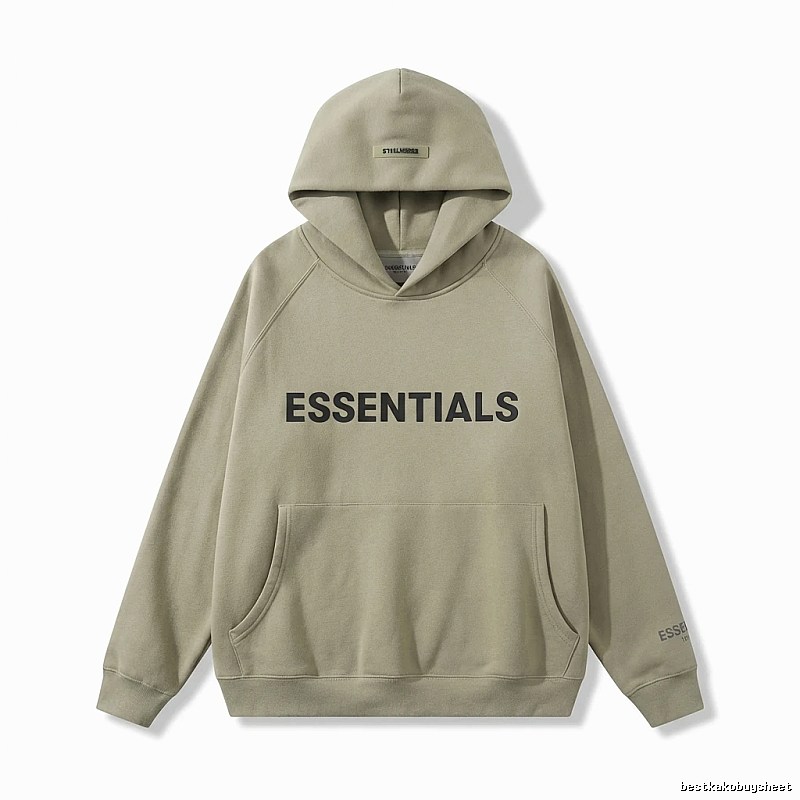 ESSENTIALS Simple Style Grey Hoodie