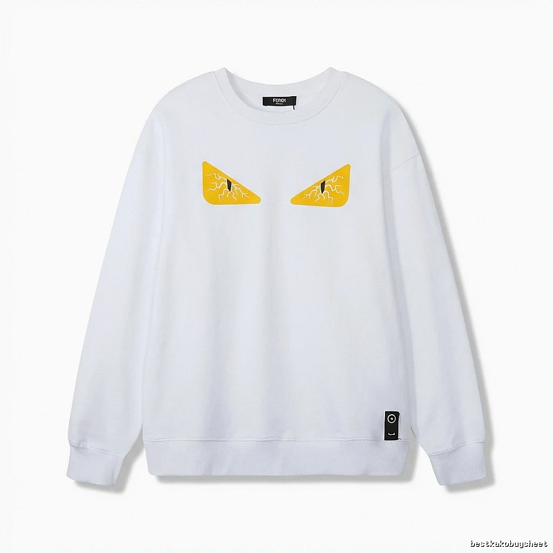 Fendi Little Monster White Sweatshirt