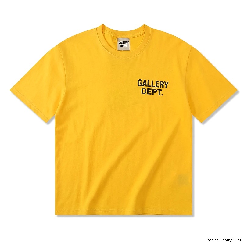 Gallery Dept. Alphabet Style Yellow T-shirt