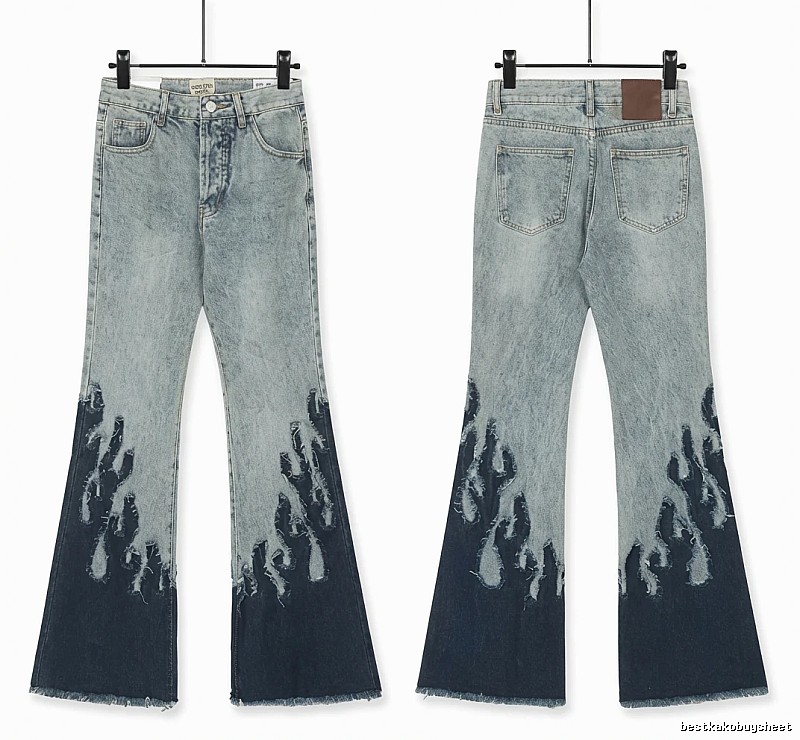 Gallery Dept Flame Wind Blue Jeans