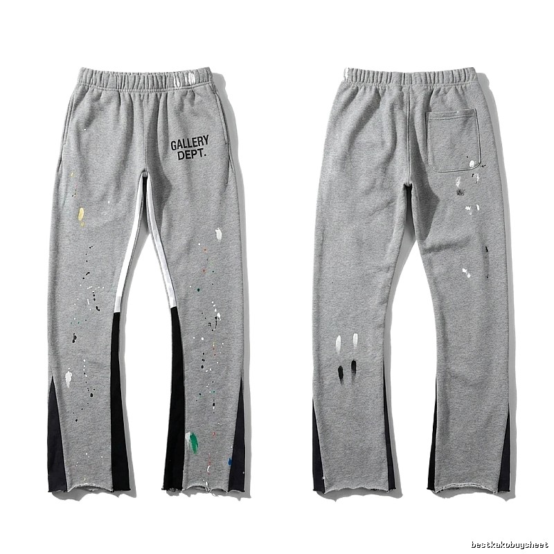 Gallery Dept. Graffiti Street Style Grey Pants
