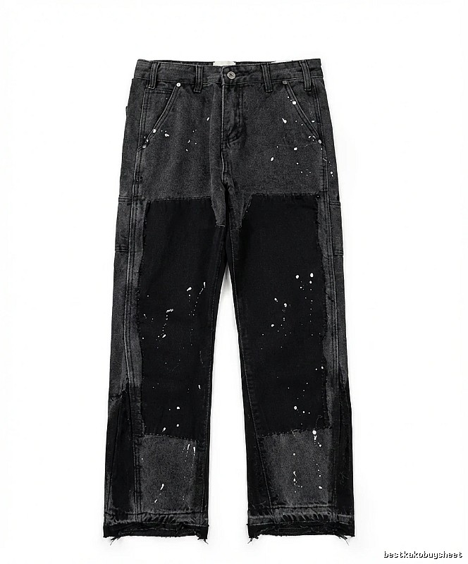 Gallery Dept Graffiti-style Black Jeans