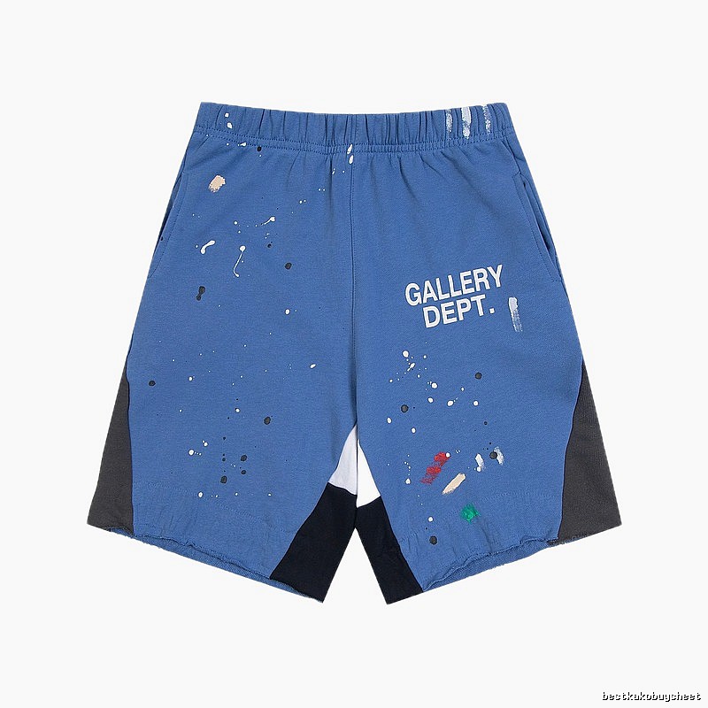 Gallery Dept. graffiti-style blue shorts