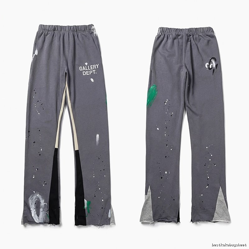 Gallery Dept Graffiti Style Grey Trousers
