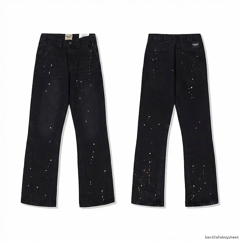 Gallery Dept ink - splashing style black jeans