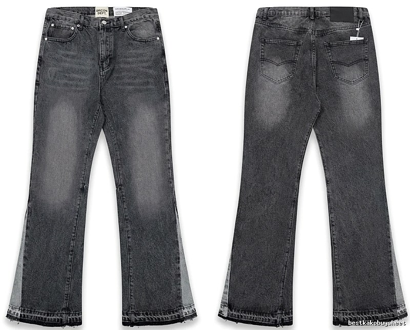 Gallery Dept. Ripped Retro Style Grey Pants