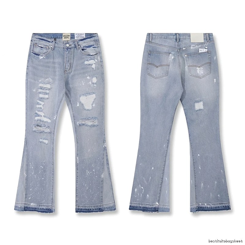Gallery Dept Ripped Trendy Light Blue Jeans